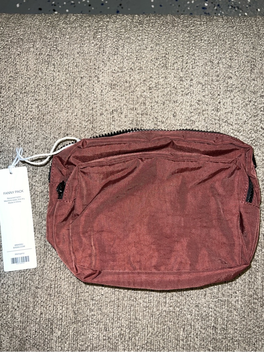 BAGGU Fanny Pack in Mahogany